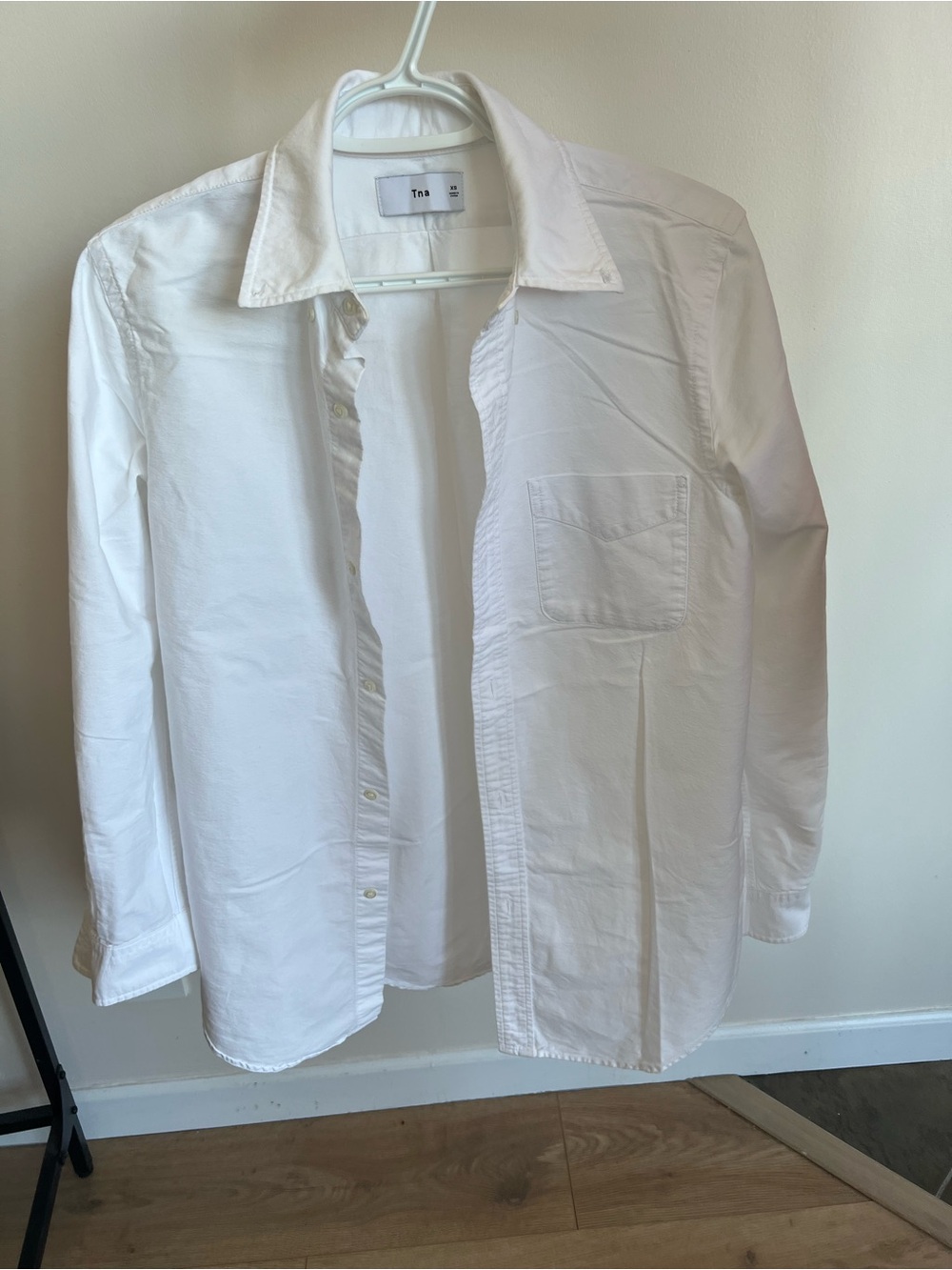 TNA White Classic Cotton Dress Shirt